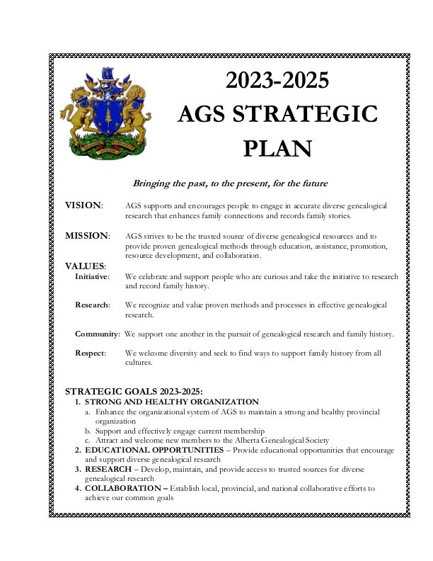 AGS Strategic Plan 20232025